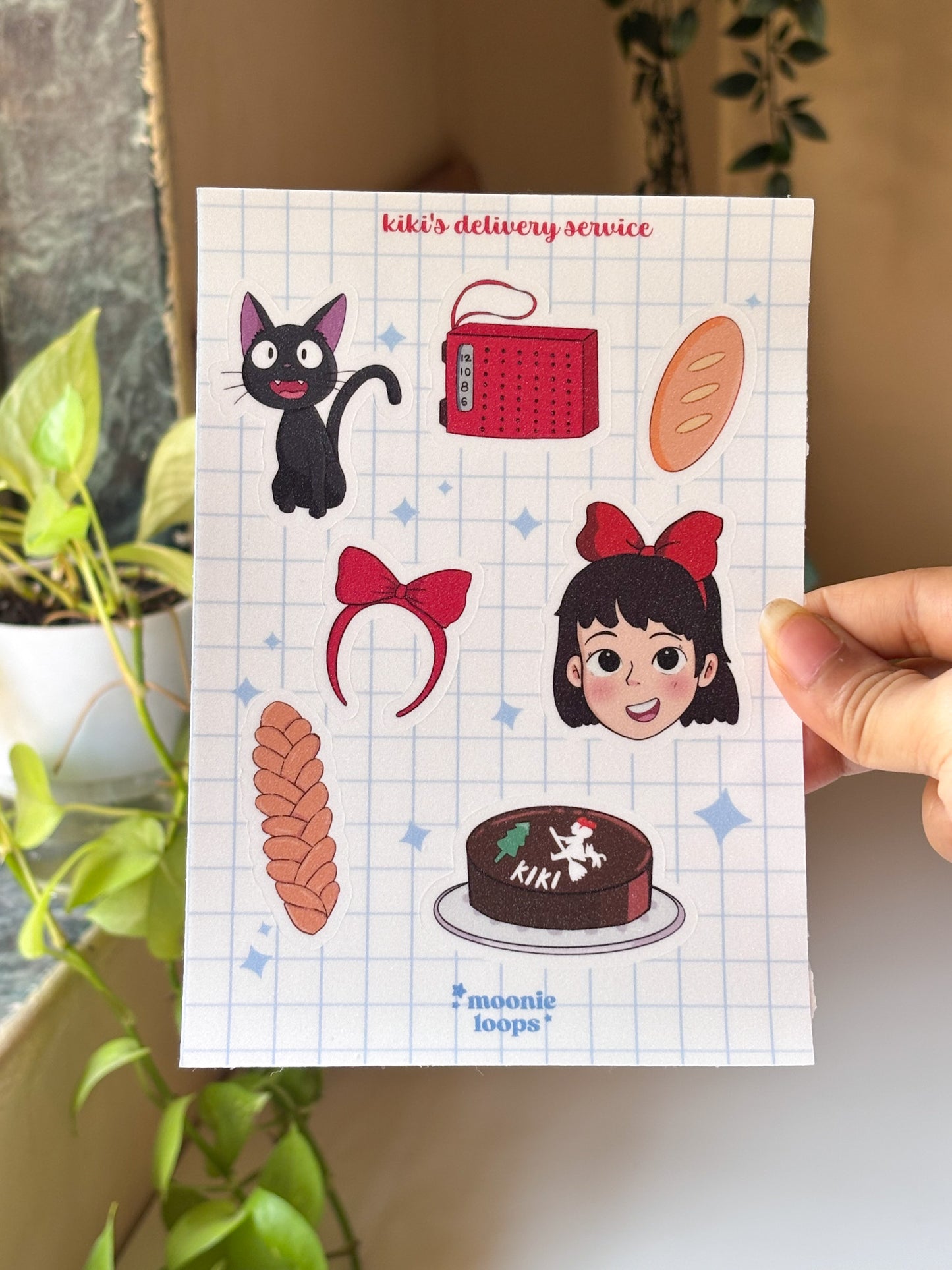 Kiki's delivery service Sticker sheet