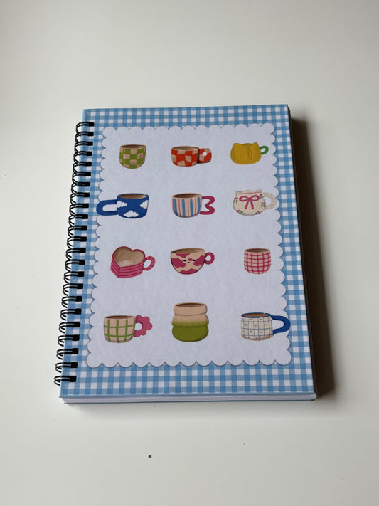 Blue gingham diary