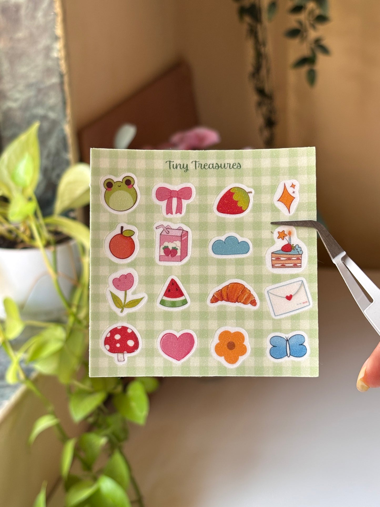 Tiny trinket mini sticker sheet