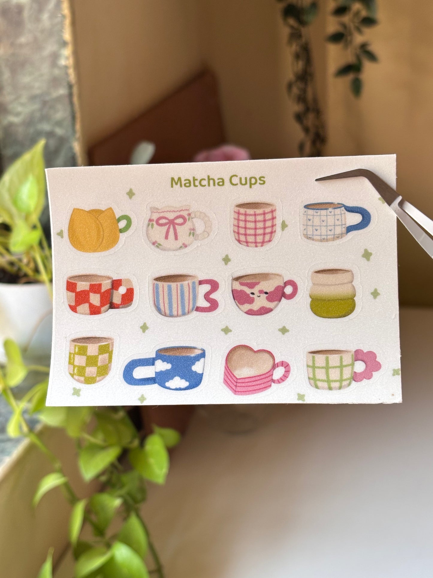 Match cup midi sticker sheet