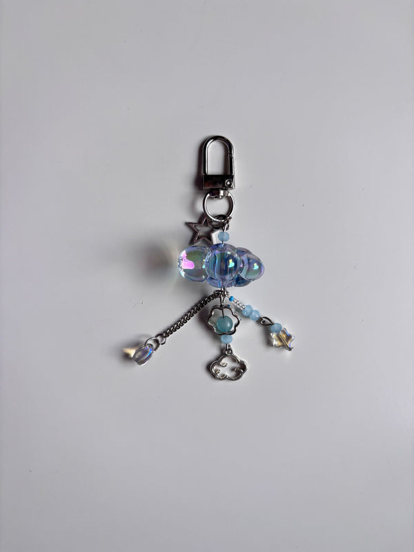Rain and star keychain