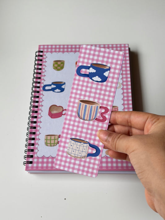 Pink gingham diary