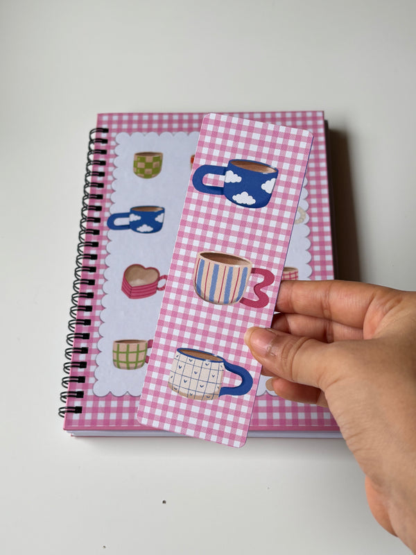 Pink gingham diary
