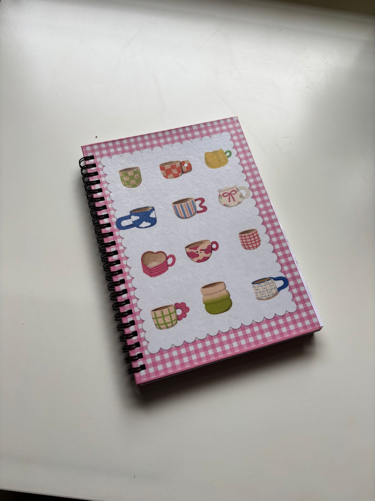 Pink gingham diary