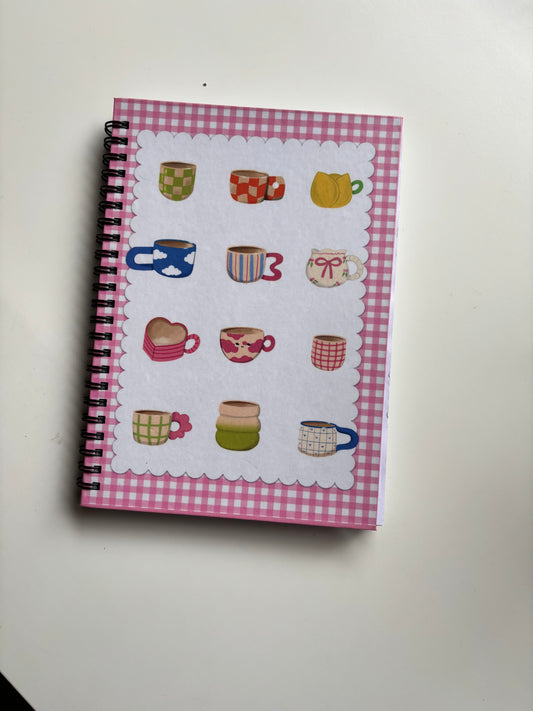 Pink gingham diary