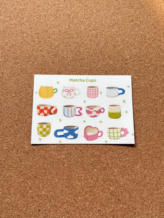 Match cup midi sticker sheet
